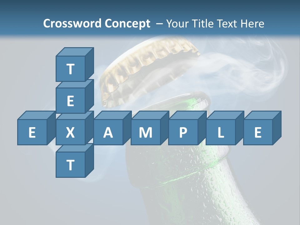 Drop Green Lager PowerPoint Template