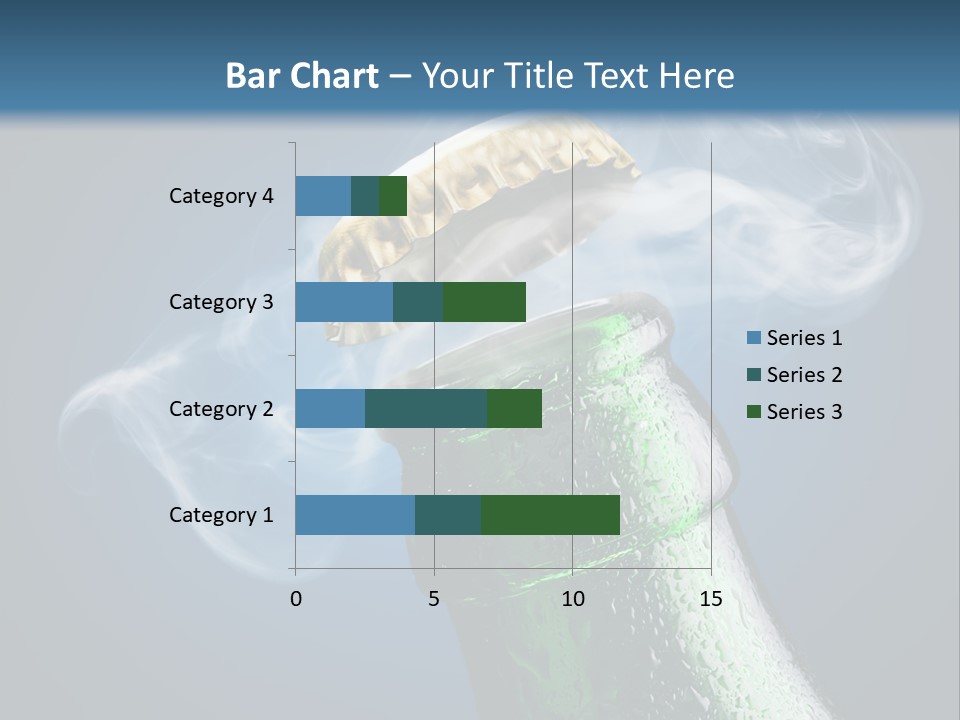 Drop Green Lager PowerPoint Template