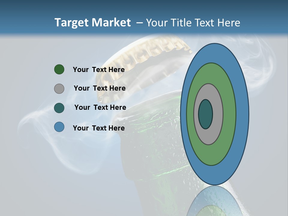 Drop Green Lager PowerPoint Template