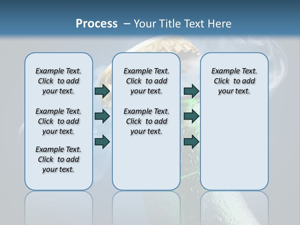Drop Green Lager PowerPoint Template