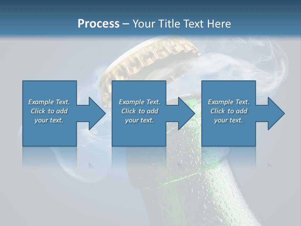Drop Green Lager PowerPoint Template