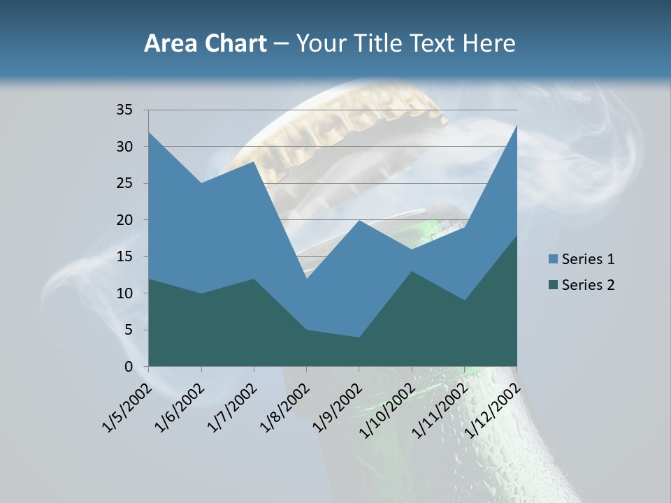 Drop Green Lager PowerPoint Template