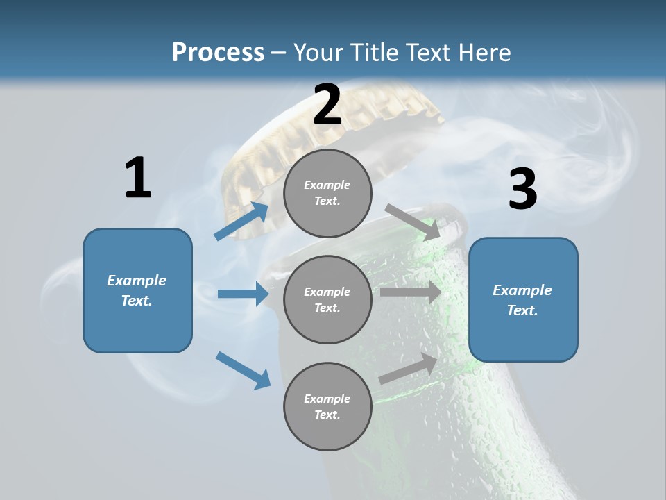 Drop Green Lager PowerPoint Template