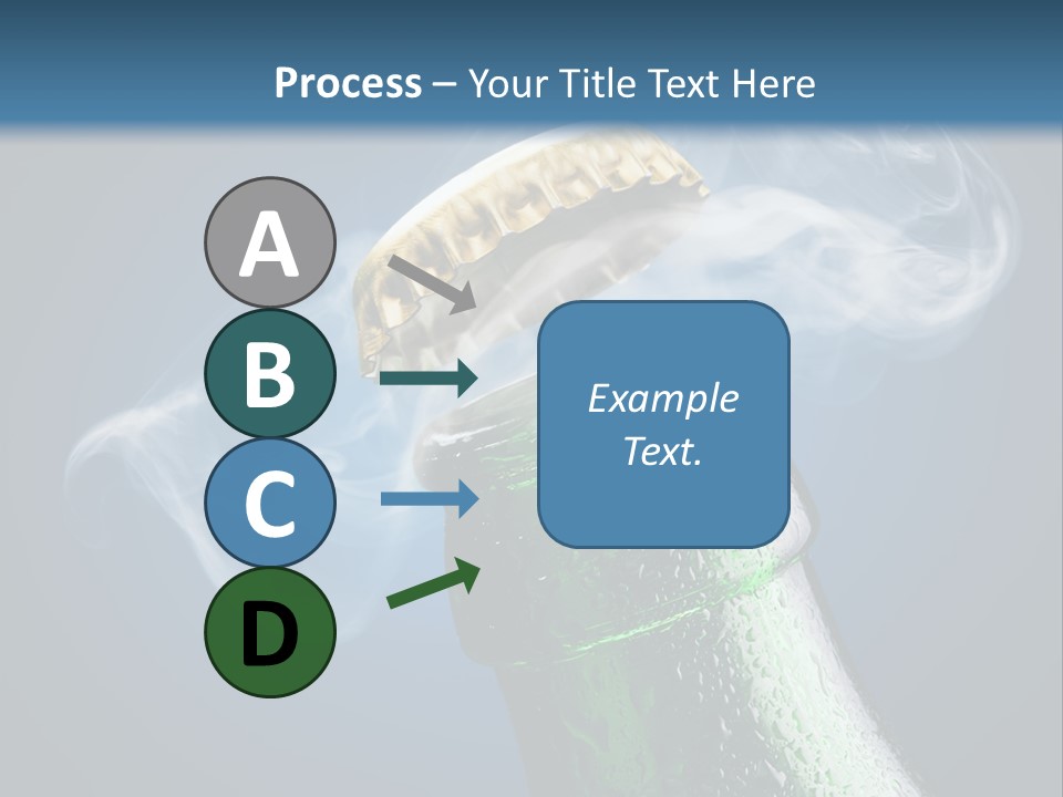 Drop Green Lager PowerPoint Template
