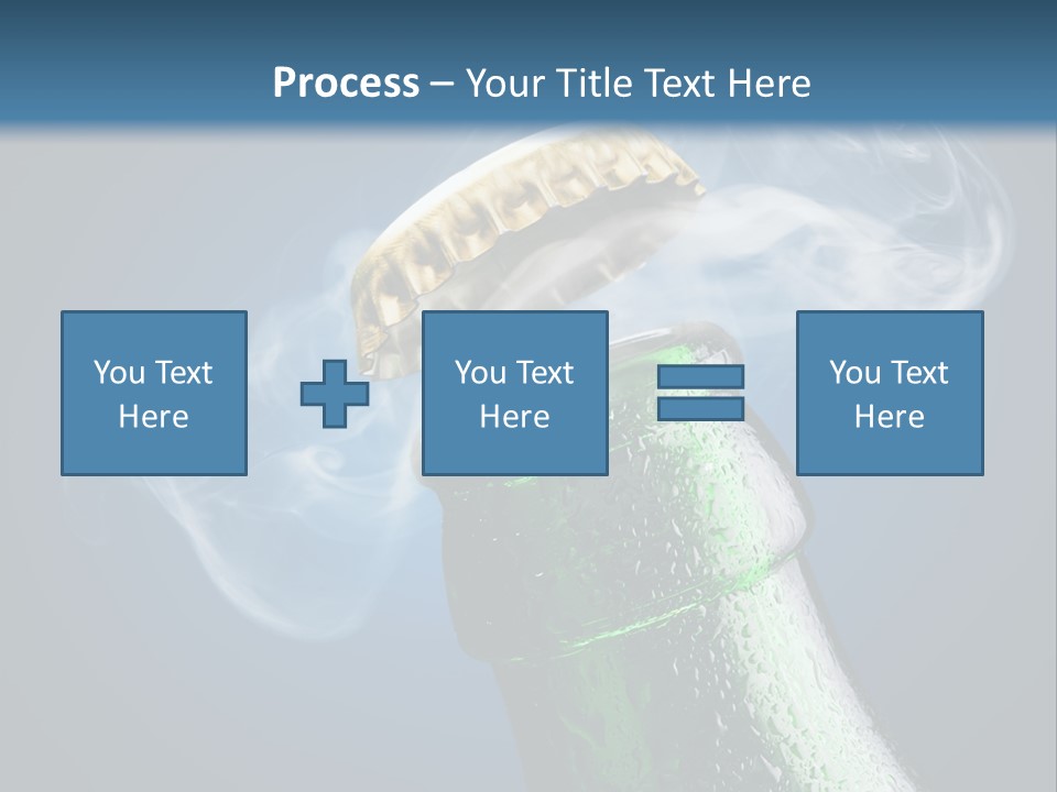 Drop Green Lager PowerPoint Template