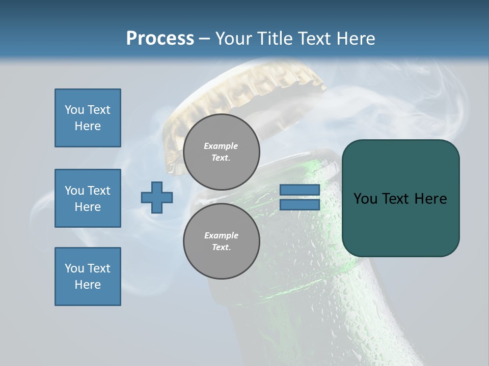 Drop Green Lager PowerPoint Template