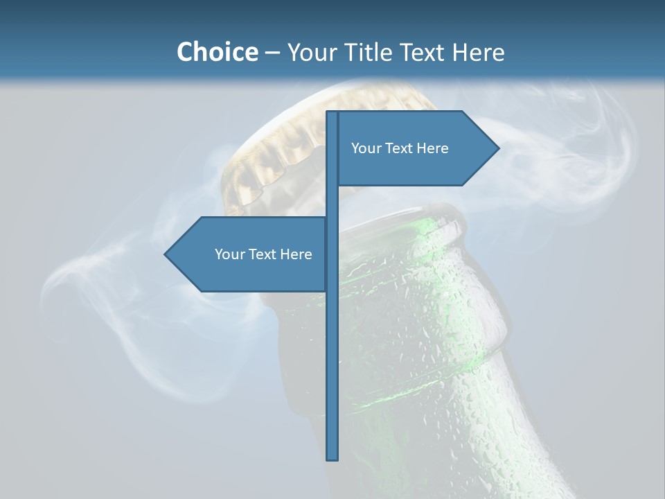 Drop Green Lager PowerPoint Template