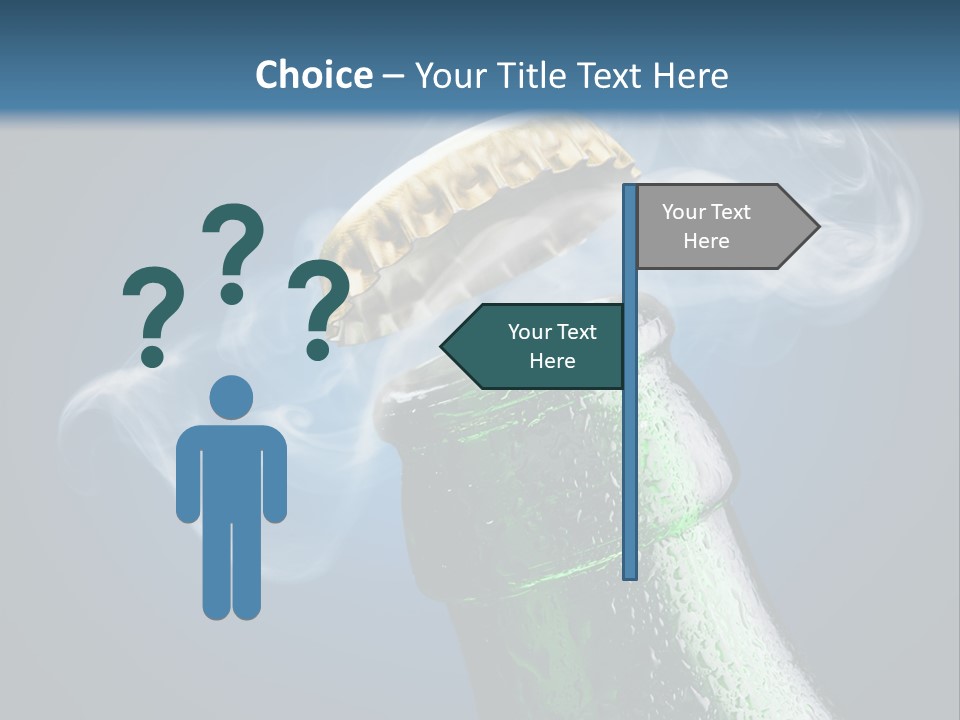 Drop Green Lager PowerPoint Template