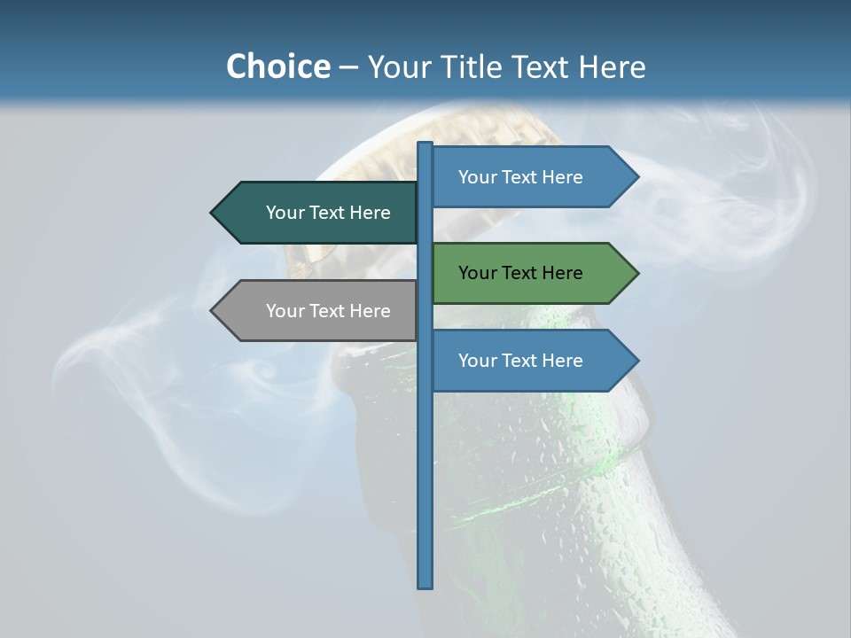 Drop Green Lager PowerPoint Template