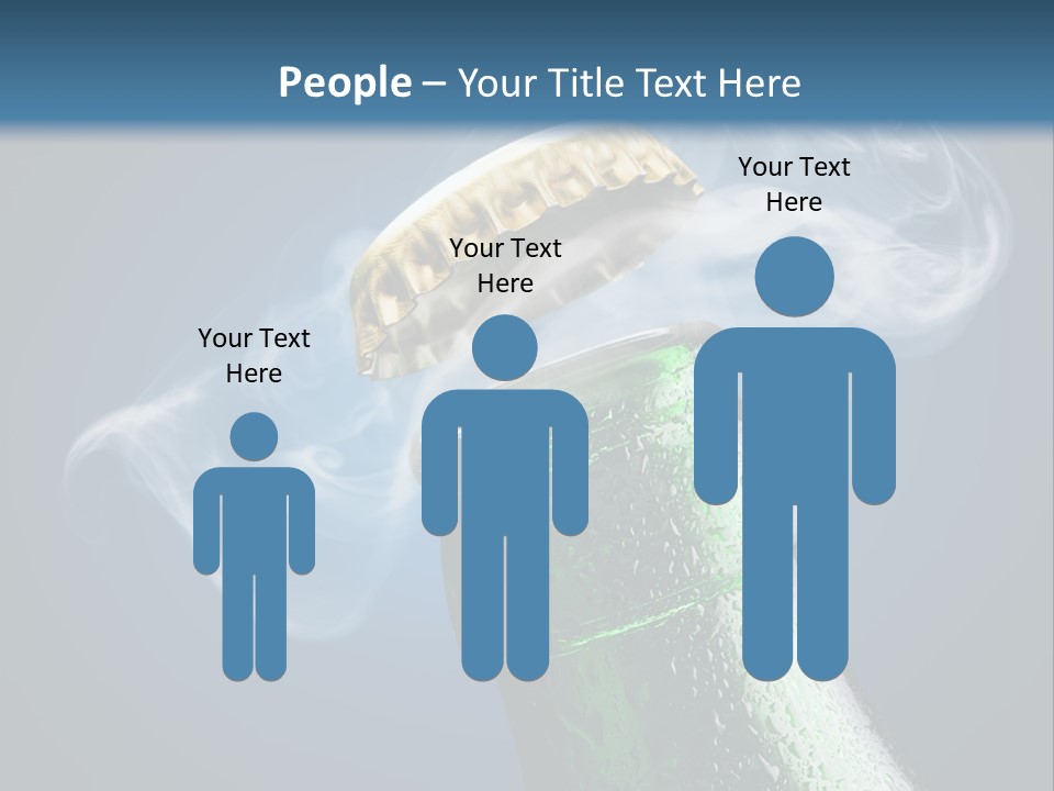 Drop Green Lager PowerPoint Template
