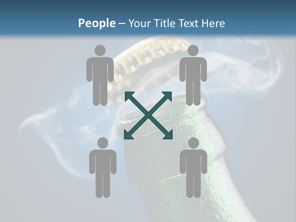 Drop Green Lager PowerPoint Template