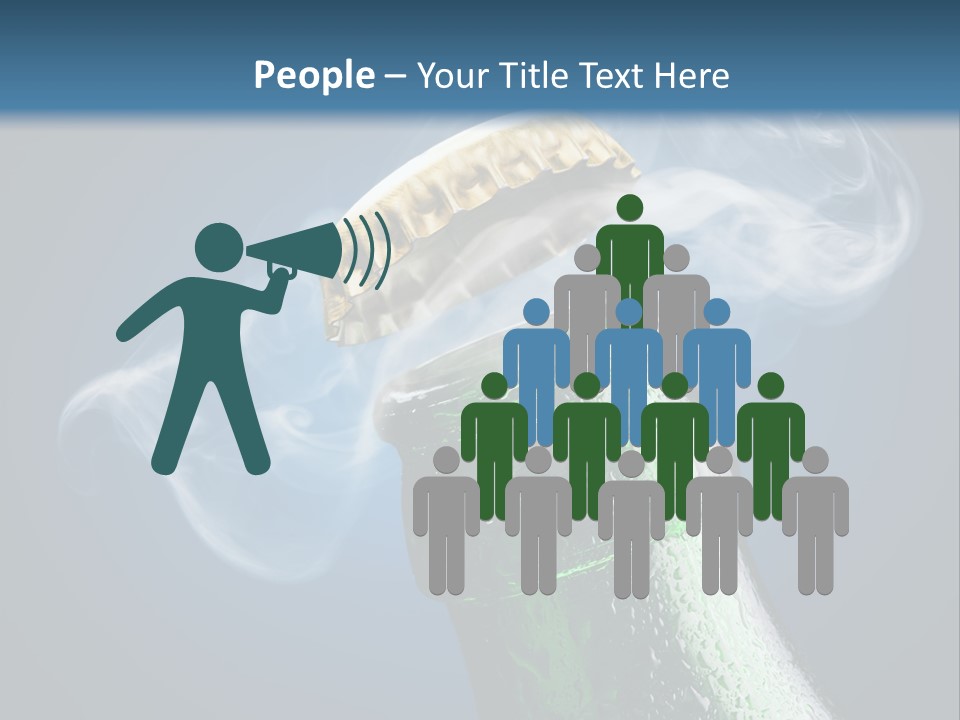 Drop Green Lager PowerPoint Template