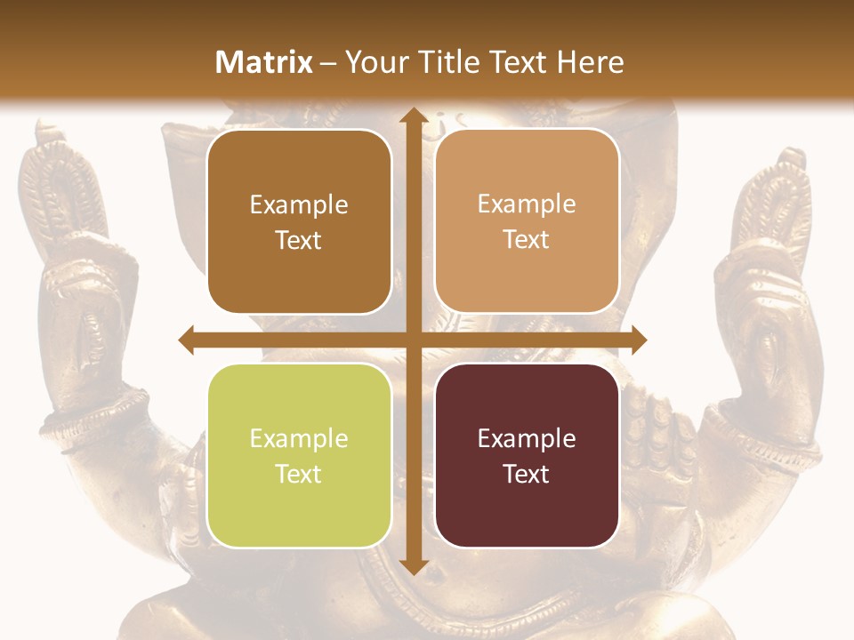 Culture Hands Sculpture PowerPoint Template