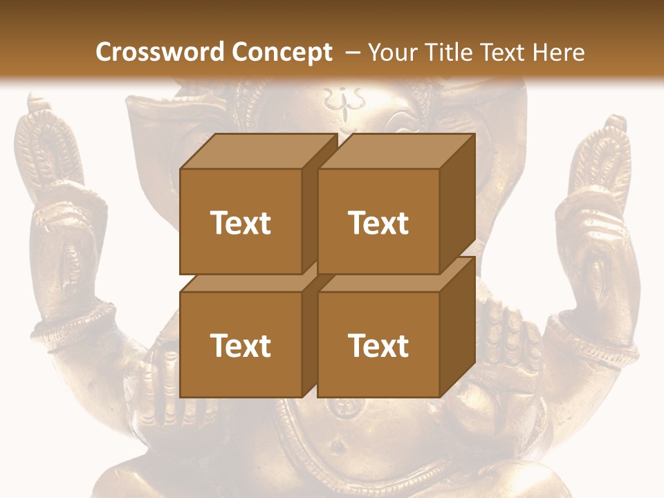 Culture Hands Sculpture PowerPoint Template