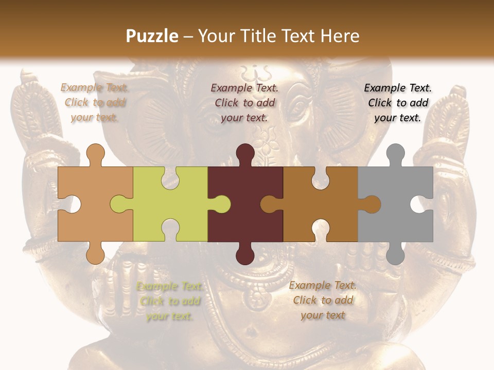 Culture Hands Sculpture PowerPoint Template