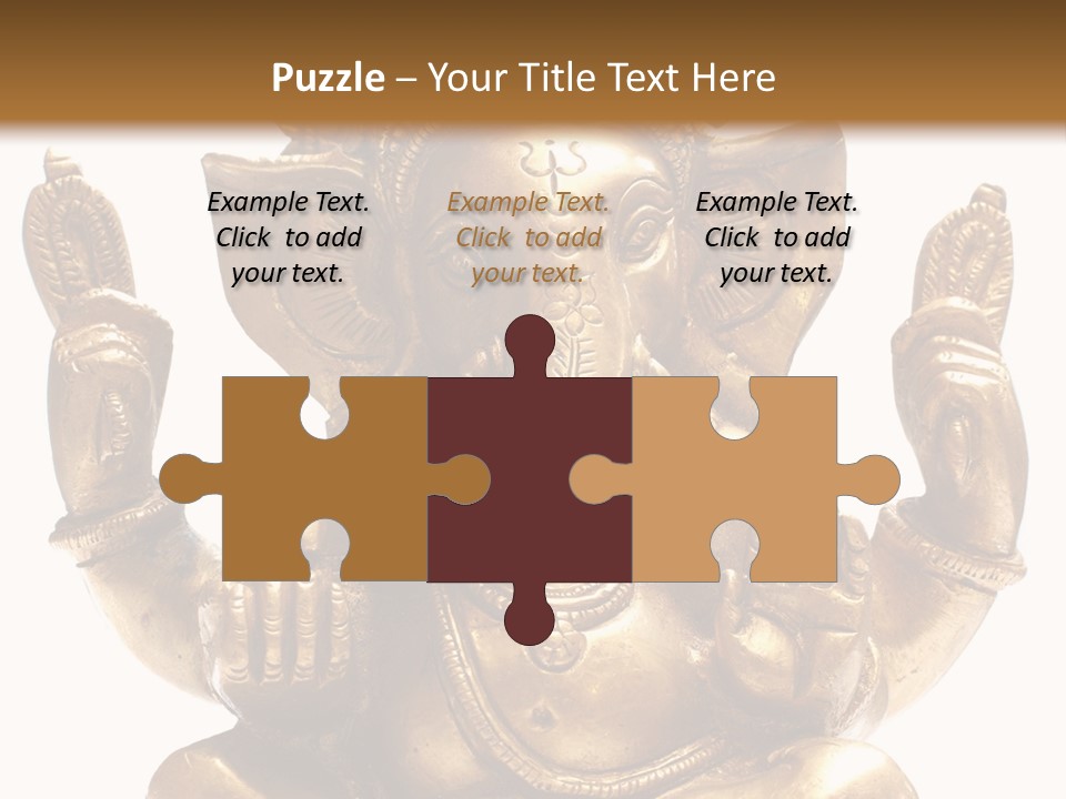 Culture Hands Sculpture PowerPoint Template