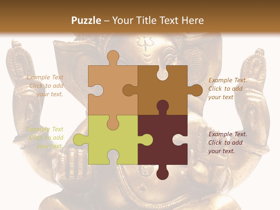 Culture Hands Sculpture PowerPoint Template