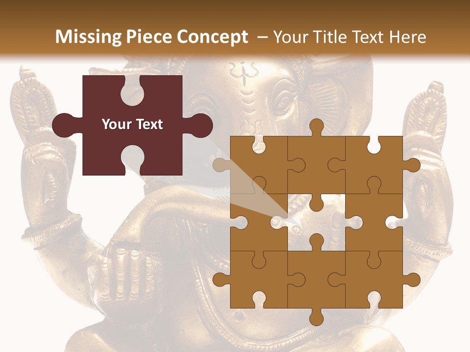 Culture Hands Sculpture PowerPoint Template