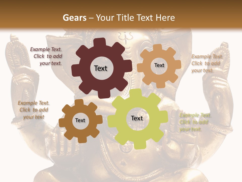 Culture Hands Sculpture PowerPoint Template