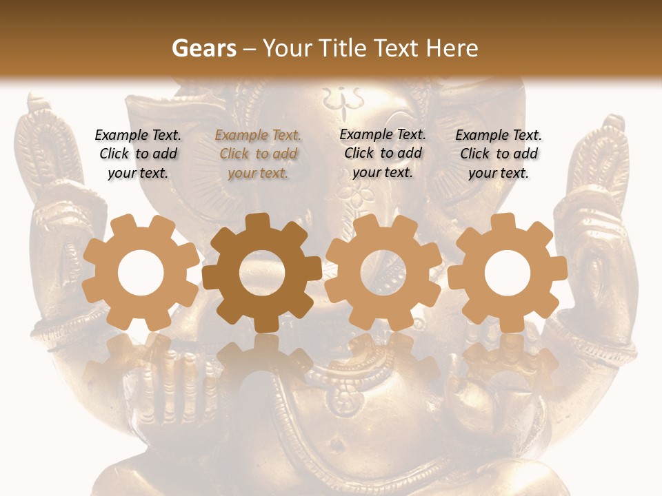 Culture Hands Sculpture PowerPoint Template