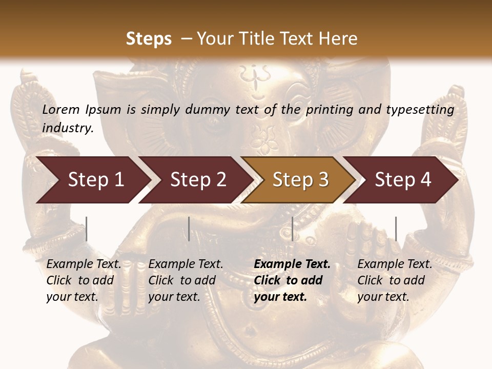 Culture Hands Sculpture PowerPoint Template