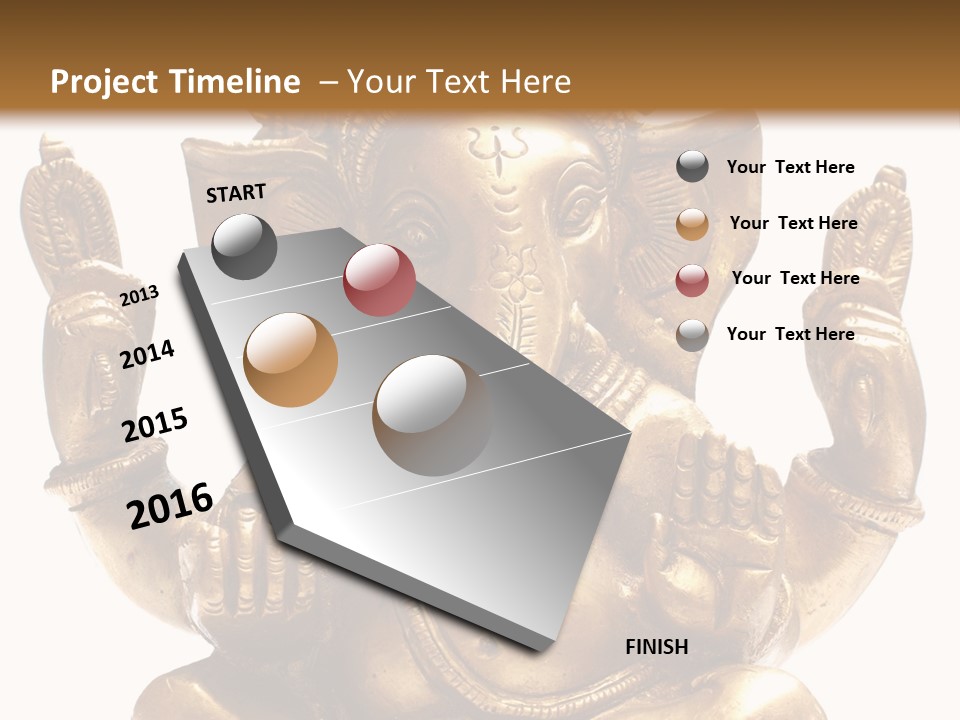 Culture Hands Sculpture PowerPoint Template