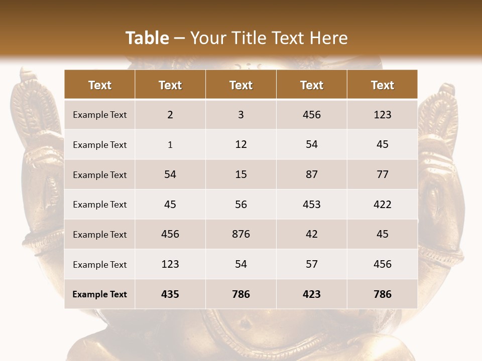 Culture Hands Sculpture PowerPoint Template