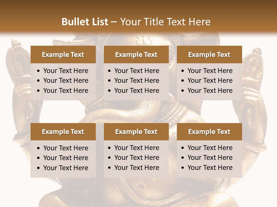 Culture Hands Sculpture PowerPoint Template