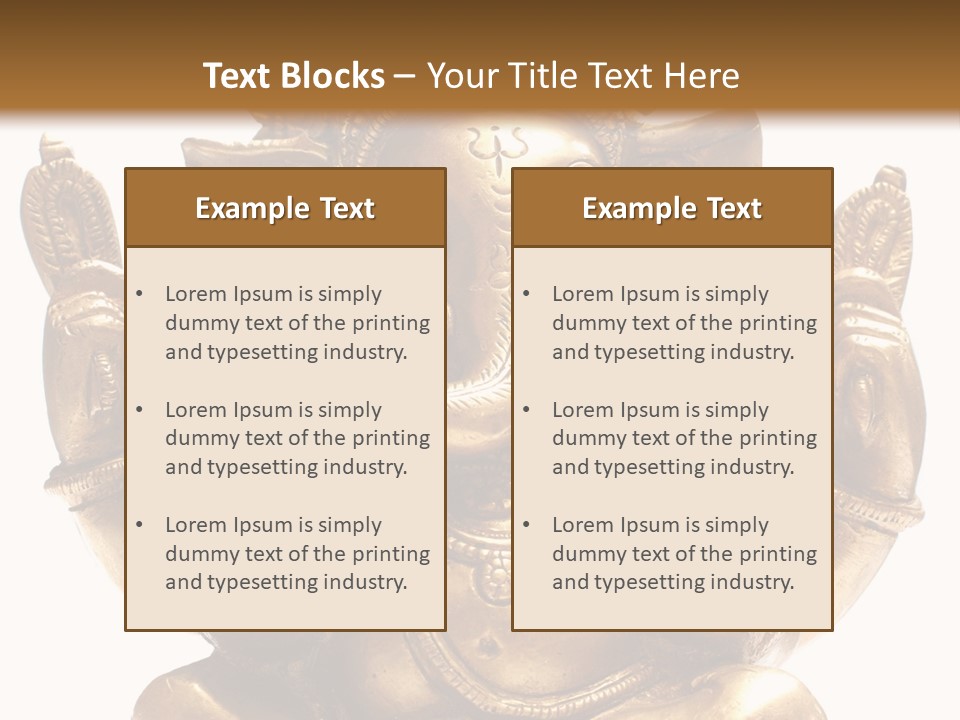 Culture Hands Sculpture PowerPoint Template