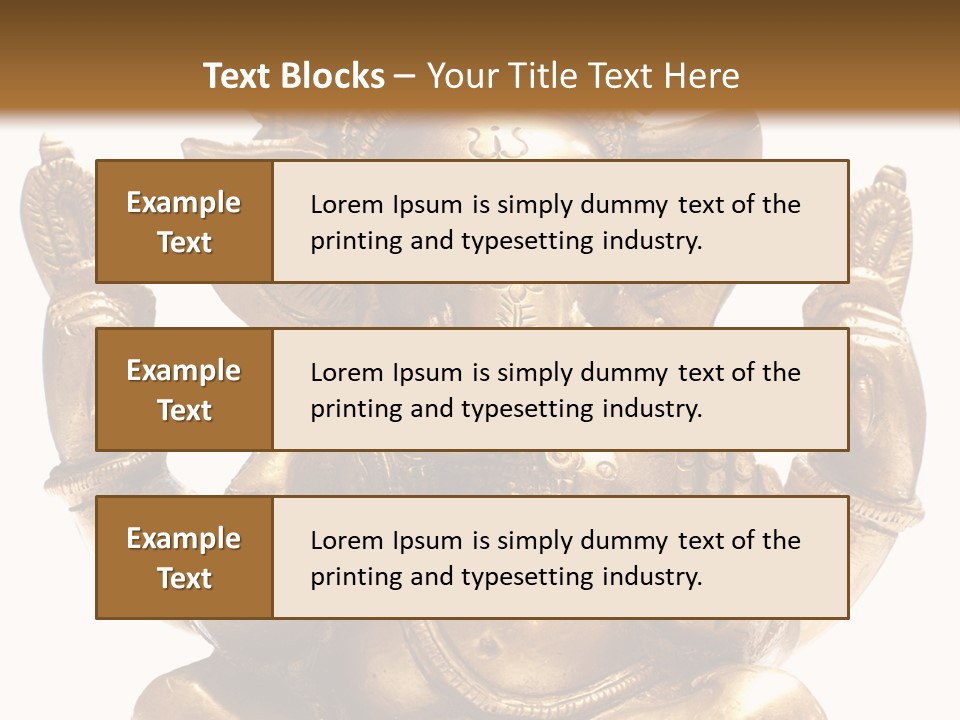Culture Hands Sculpture PowerPoint Template