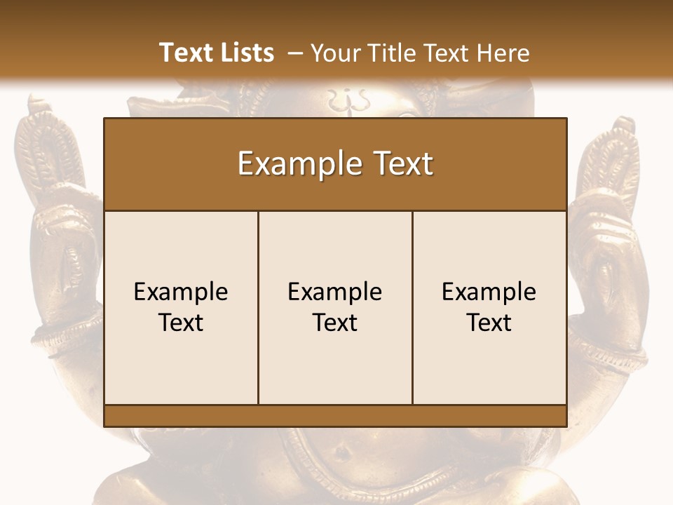 Culture Hands Sculpture PowerPoint Template