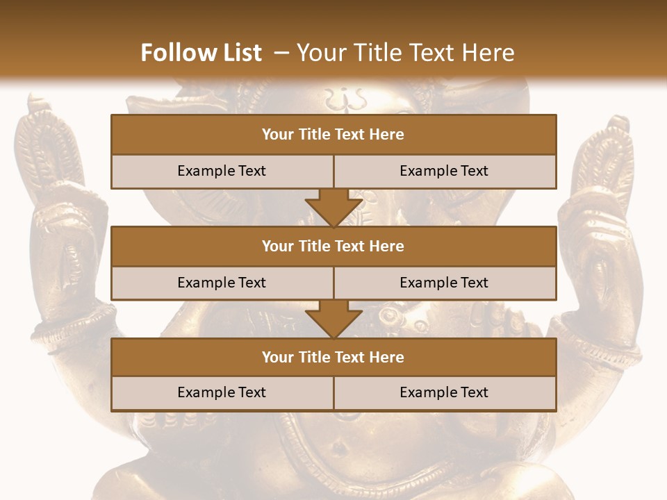 Culture Hands Sculpture PowerPoint Template