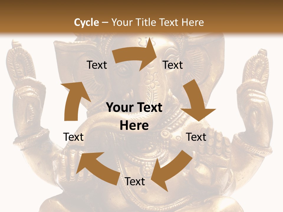 Culture Hands Sculpture PowerPoint Template