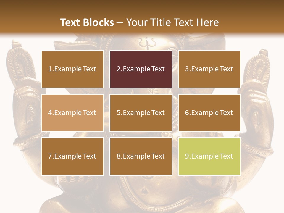 Culture Hands Sculpture PowerPoint Template