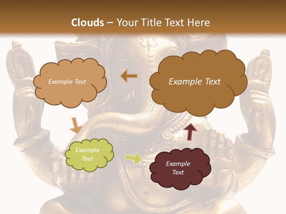 Culture Hands Sculpture PowerPoint Template