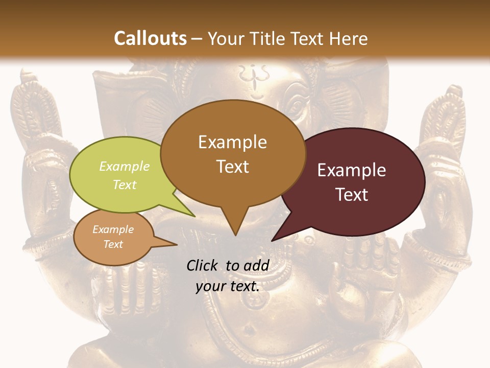 Culture Hands Sculpture PowerPoint Template