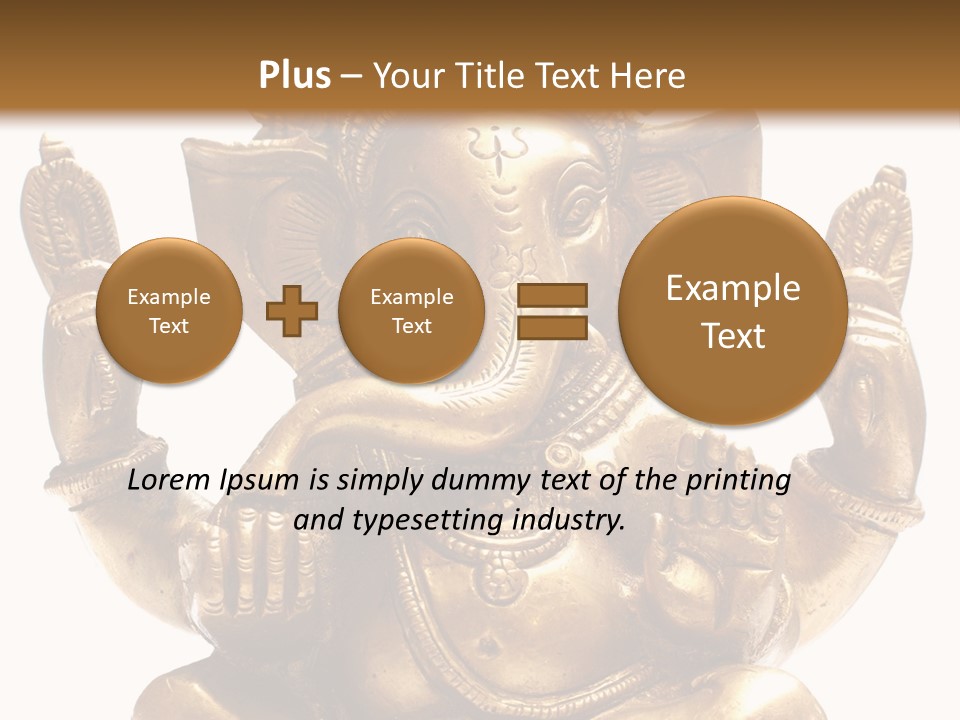 Culture Hands Sculpture PowerPoint Template