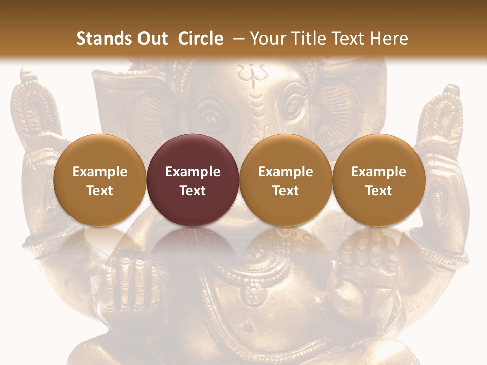 Culture Hands Sculpture PowerPoint Template