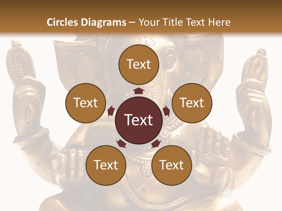 Culture Hands Sculpture PowerPoint Template