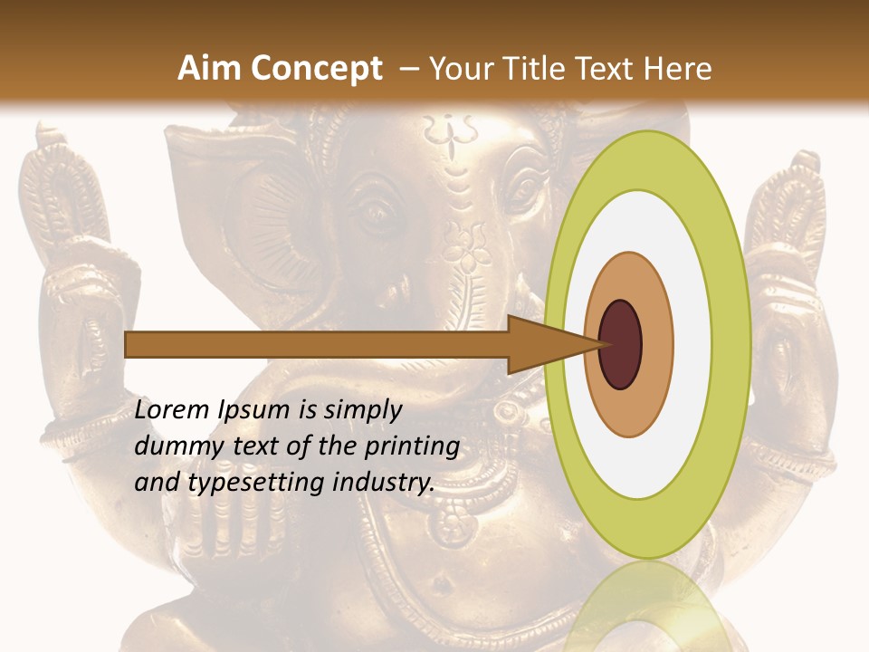 Culture Hands Sculpture PowerPoint Template