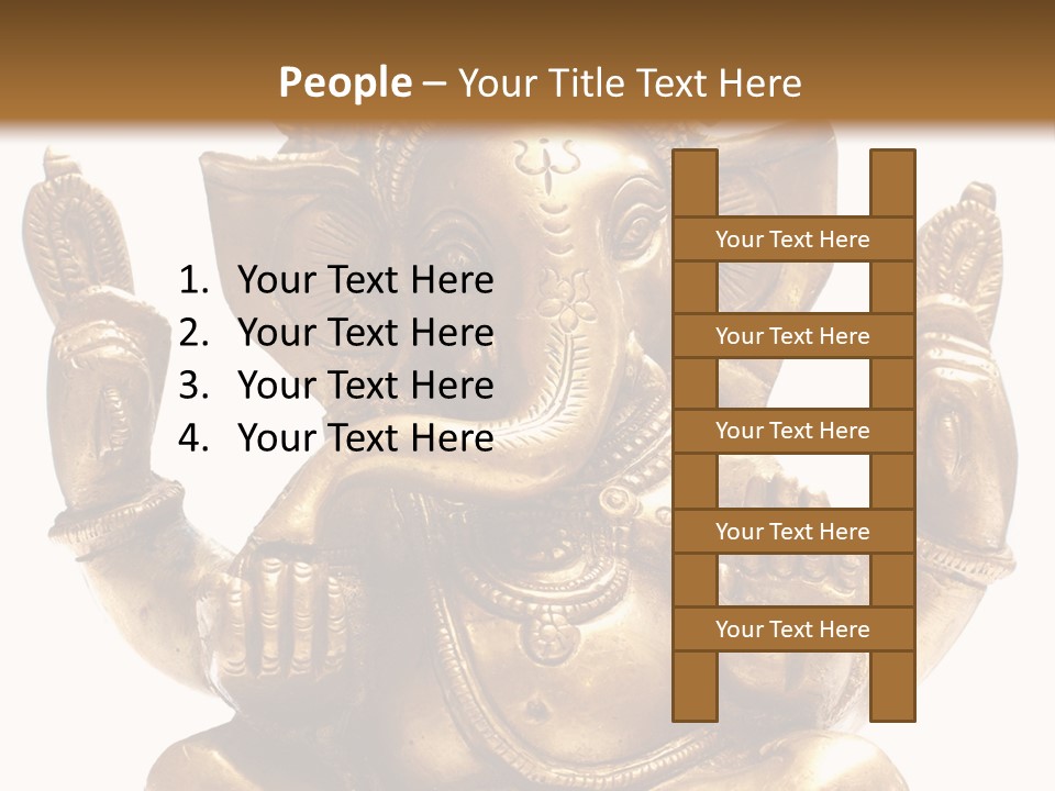 Culture Hands Sculpture PowerPoint Template