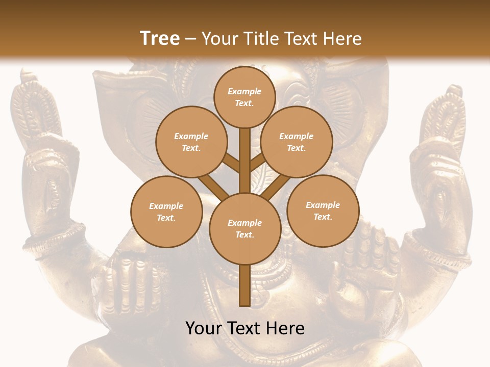 Culture Hands Sculpture PowerPoint Template