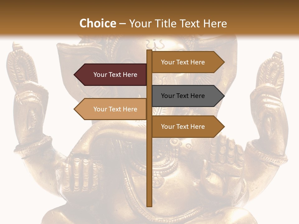 Culture Hands Sculpture PowerPoint Template