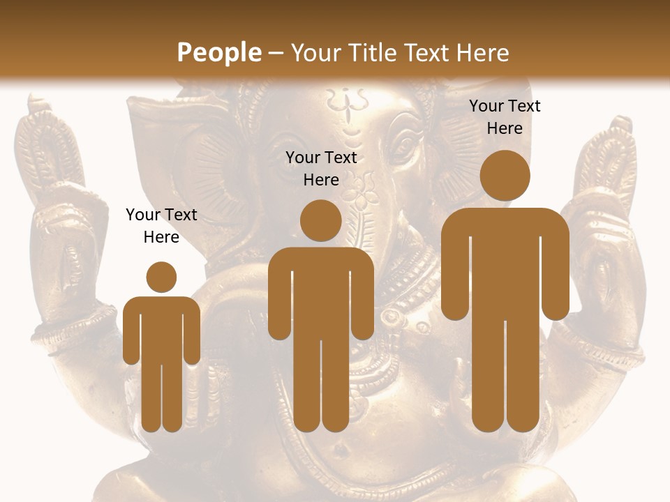 Culture Hands Sculpture PowerPoint Template