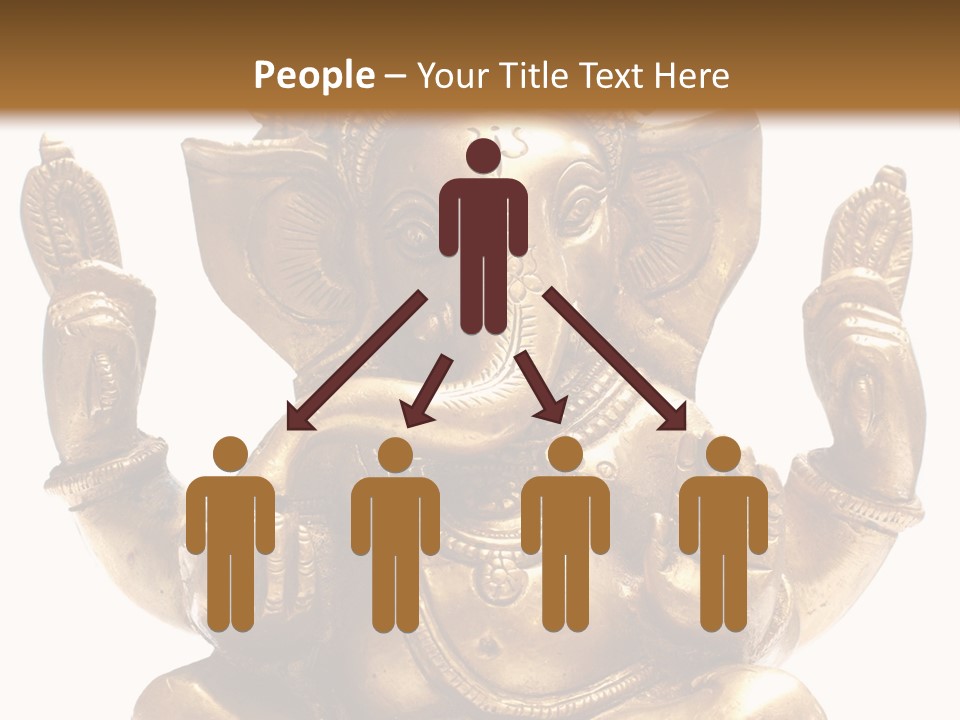 Culture Hands Sculpture PowerPoint Template