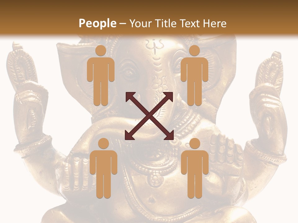 Culture Hands Sculpture PowerPoint Template