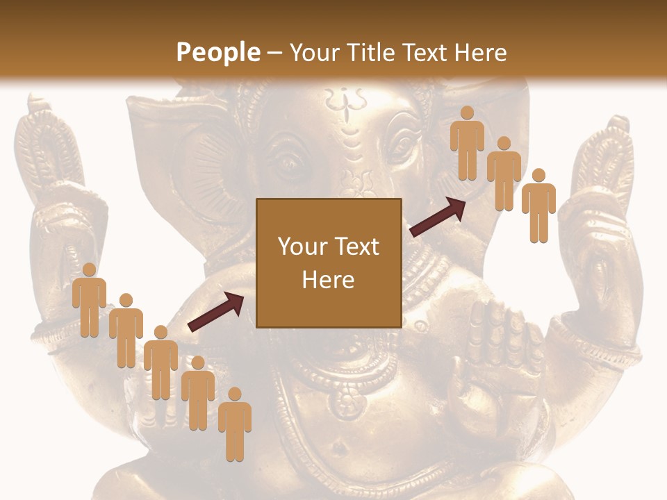 Culture Hands Sculpture PowerPoint Template