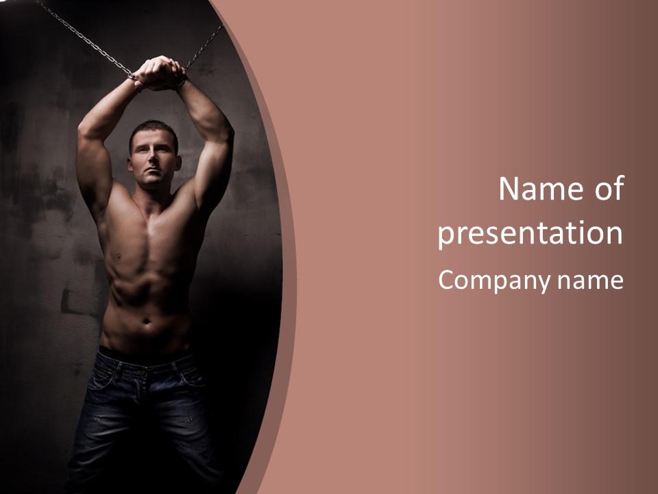 Comming Out Beautiful Men PowerPoint Template