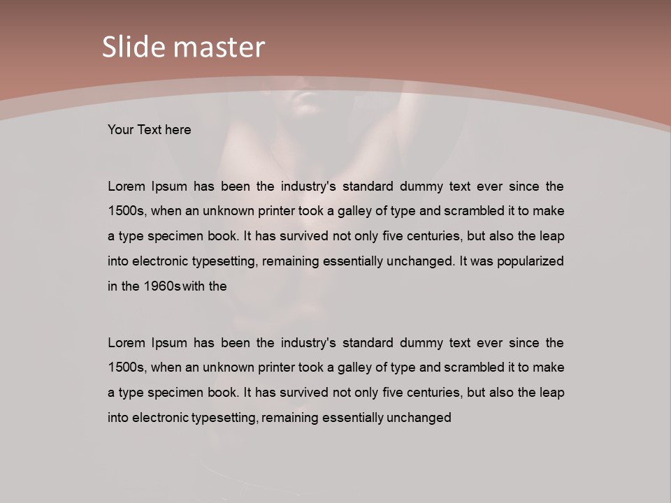 Comming Out Beautiful Men PowerPoint Template