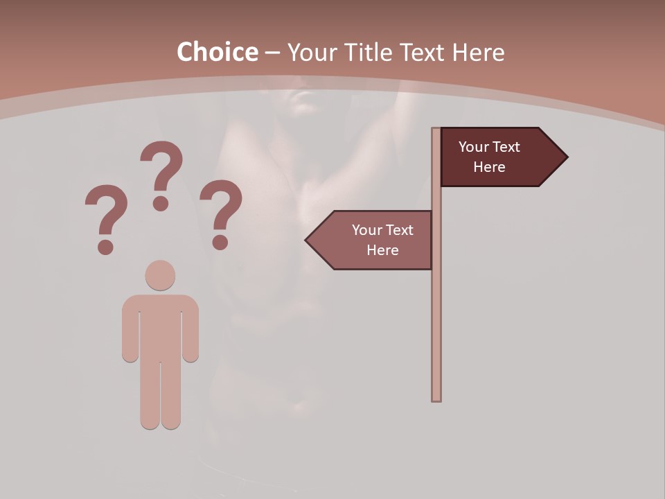 Comming Out Beautiful Men PowerPoint Template